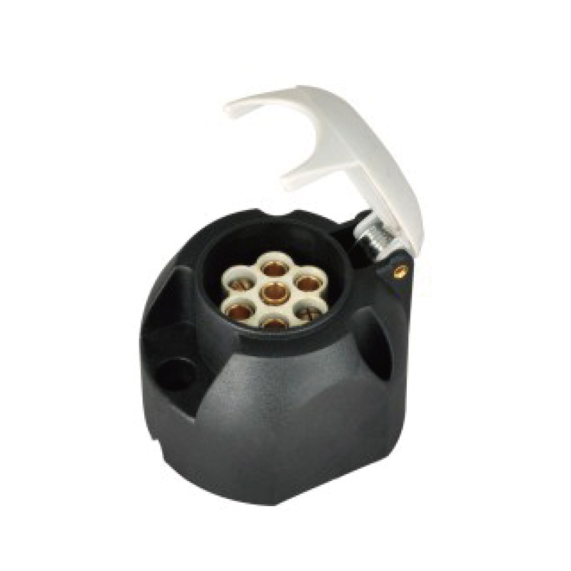 7-Pin stor firkantet stikkontakt, S type JH001-E