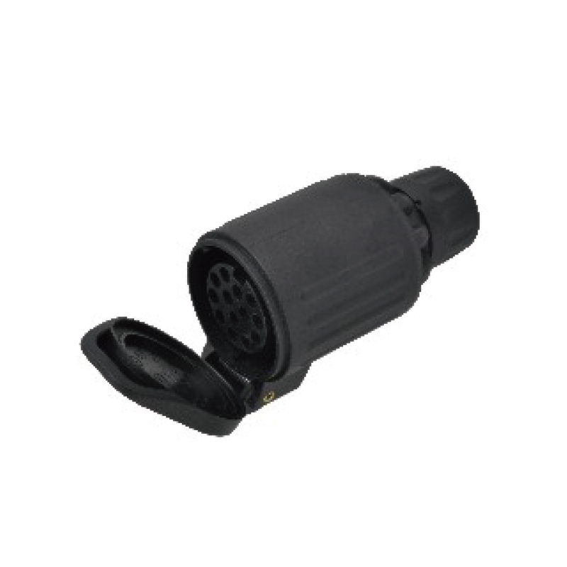 13- Pin liten rund sokkel JH007-E