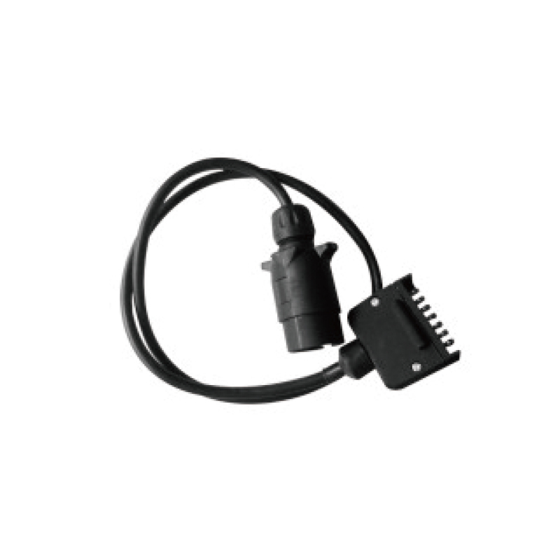 7-polet PVC rett spole, 2 plugg, JH029, JH014, Kabellengde 1m,2m,3m.....JH033-C